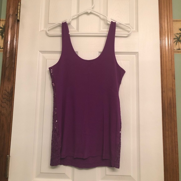 Purple Sequin Tank 💜 - Picture 3 of 4